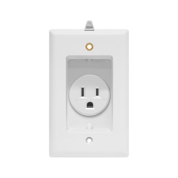 Residential Grade 15A Recessed Tamper-Resistant Single Receptacle