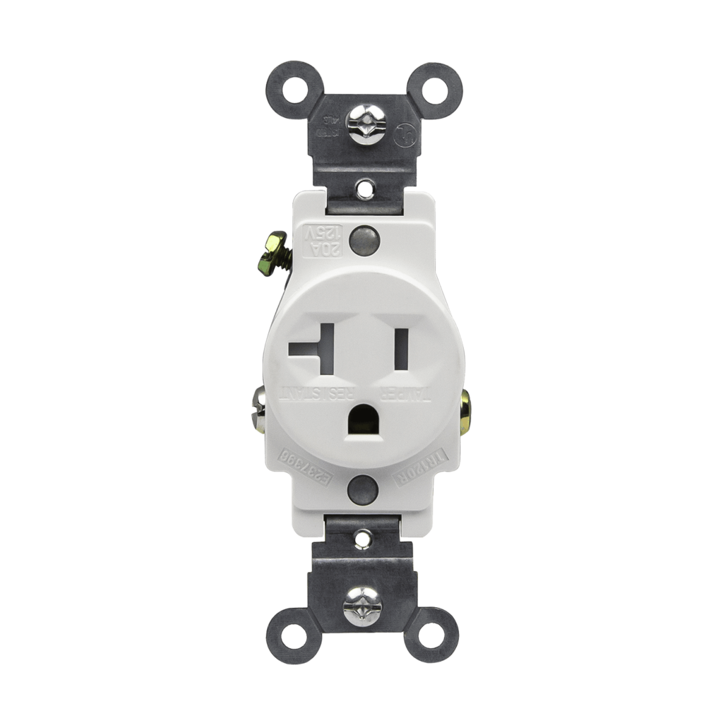 Commercial Grade 20a Single Receptacle 5 20r Enerlites 