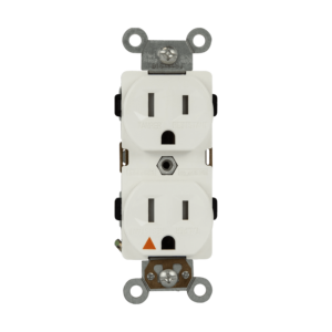 Industrial Grade Isolated Ground Heavy Duty 15A Duplex Receptacle, 5-15R