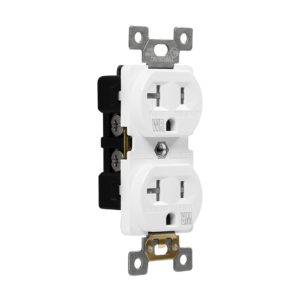 Commercial Grade 20A Tamper and Weather Resistant Duplex Receptacle, 5-20R