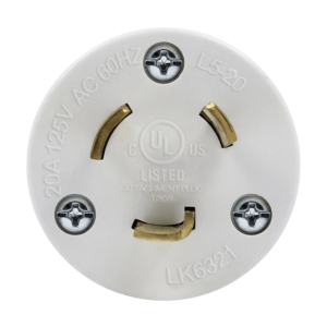 Industrial Grade Locking Plug, 20A, L5-20P
