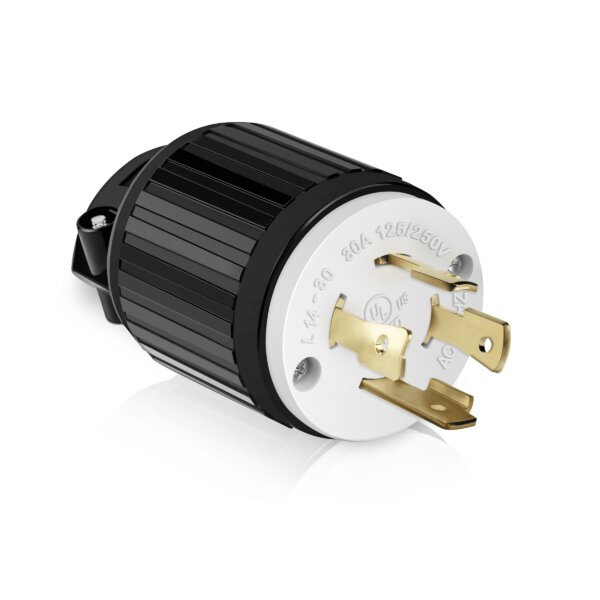 Industrial Grade Locking Plug, 30A, L14-30P