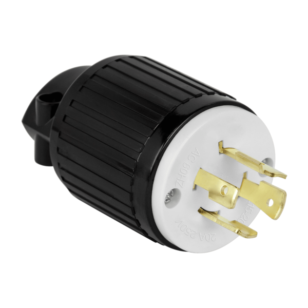 Industrial Grade Locking Plug, 20A, L15-20P