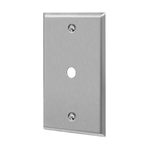 Phone/Cable One-Gang Metal Wall Plate