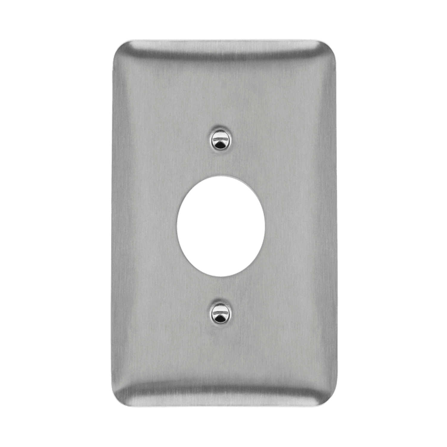 Single Outlet 1Gang Metal Wall Plate MidSize ENERLITES