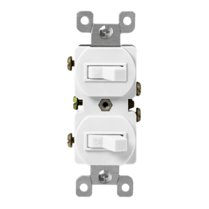 Combination 15A Toggle Switches, Single Pole