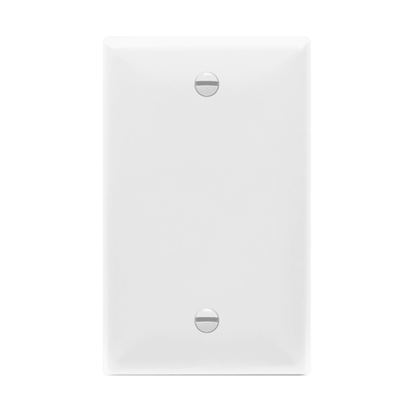 Blank Cover One-Gang Wall Plate, Mid-Size