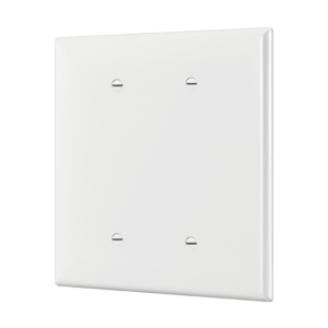 Enerlites Unbreakable Poly Carbonate Thermoplastic Wall Plate 2-Gang Blank Oversize Cover - 8802O