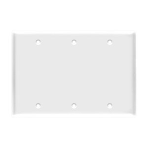 Blank Cover Three-Gang Wall Plate
