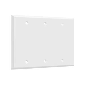 Blank Cover Three-Gang Wall Plate