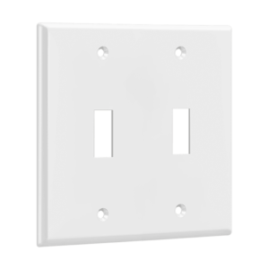 Toggle Switch Two-Gang Wall Plate