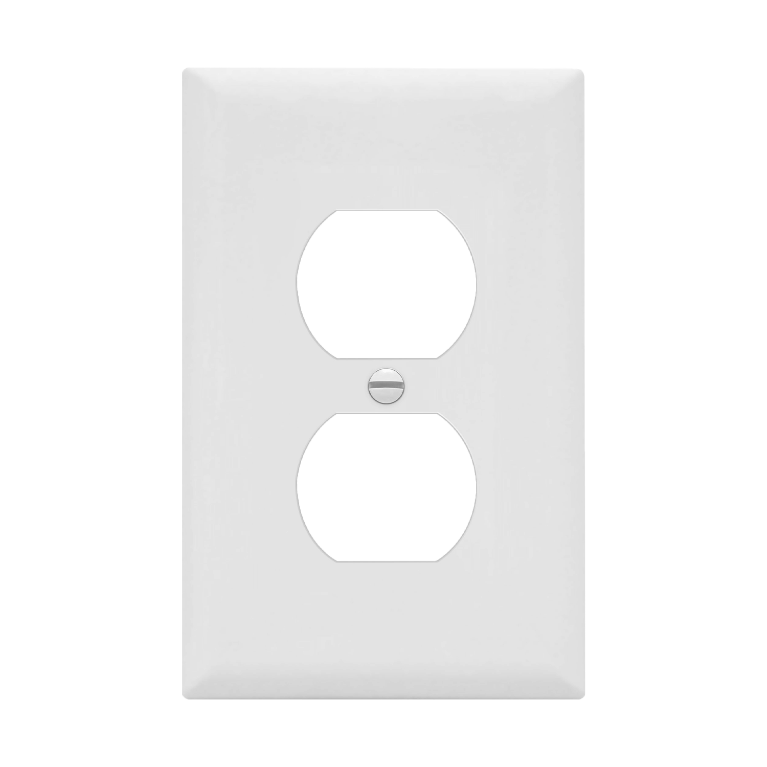 Duplex Receptacle One Gang Wall Plate Mid Size Enerlites