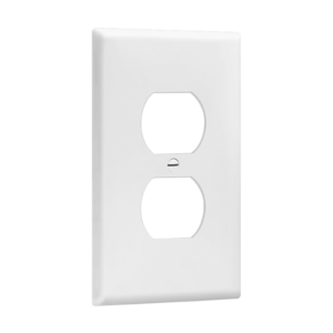 Duplex Receptacle One-Gang Wall Plate, Mid-Size