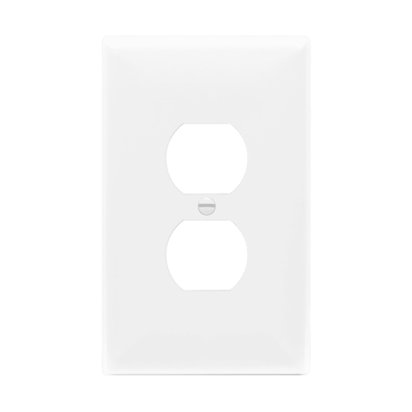 Duplex Receptacle One-Gang Wall Plate, Oversize