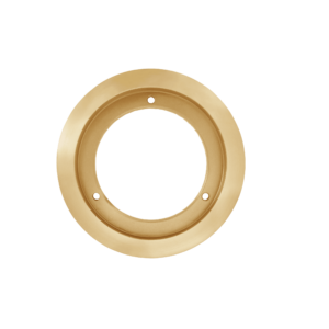 Brass 5.25'' Recessed Flange for 4" Round Floor Box Covers
