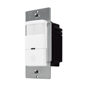 180° PIR Occupancy/Vacancy Motion Sensor Wall Switch, Secured Ground Wire Required, Single Pole