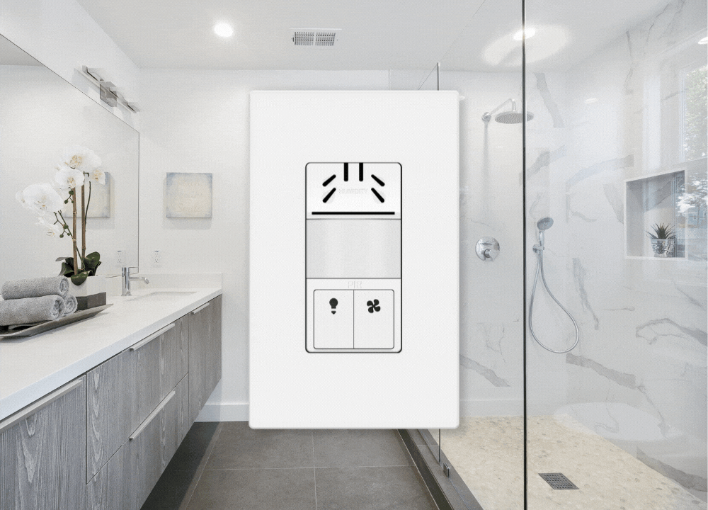 humidity sensor in bathroom with condensation