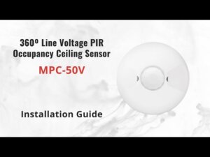 360° Line Voltage PIR Occupancy Ceiling Sensor