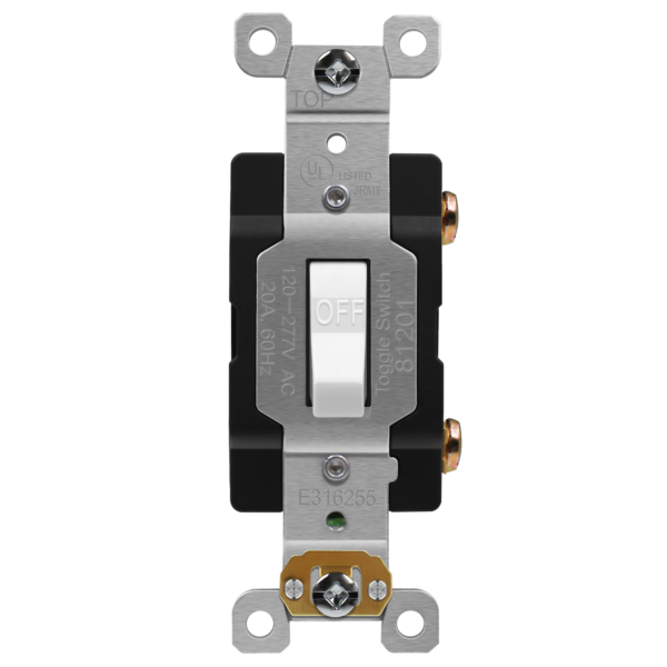 Commercial Toggle Switch 20A, Single Pole