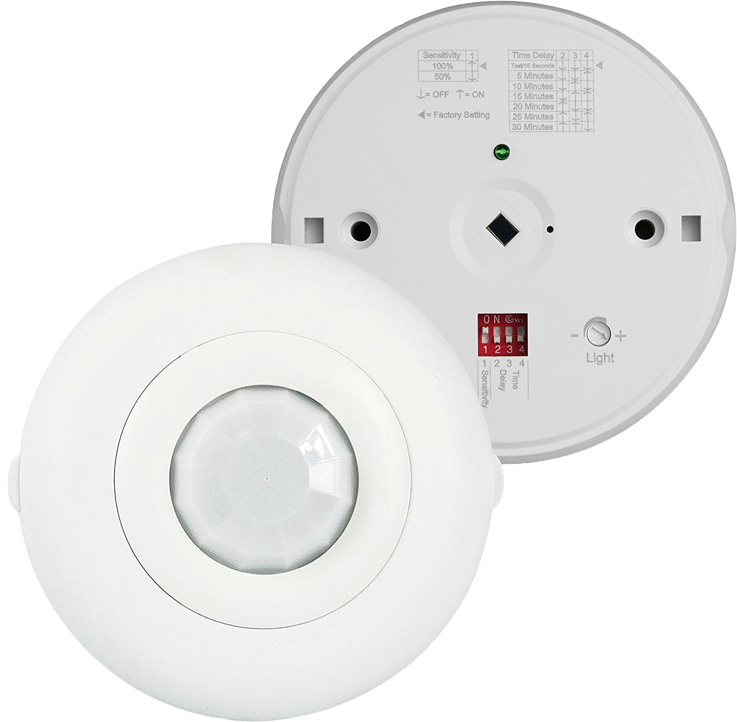 360° line voltage ceiling sensor with an control panel 